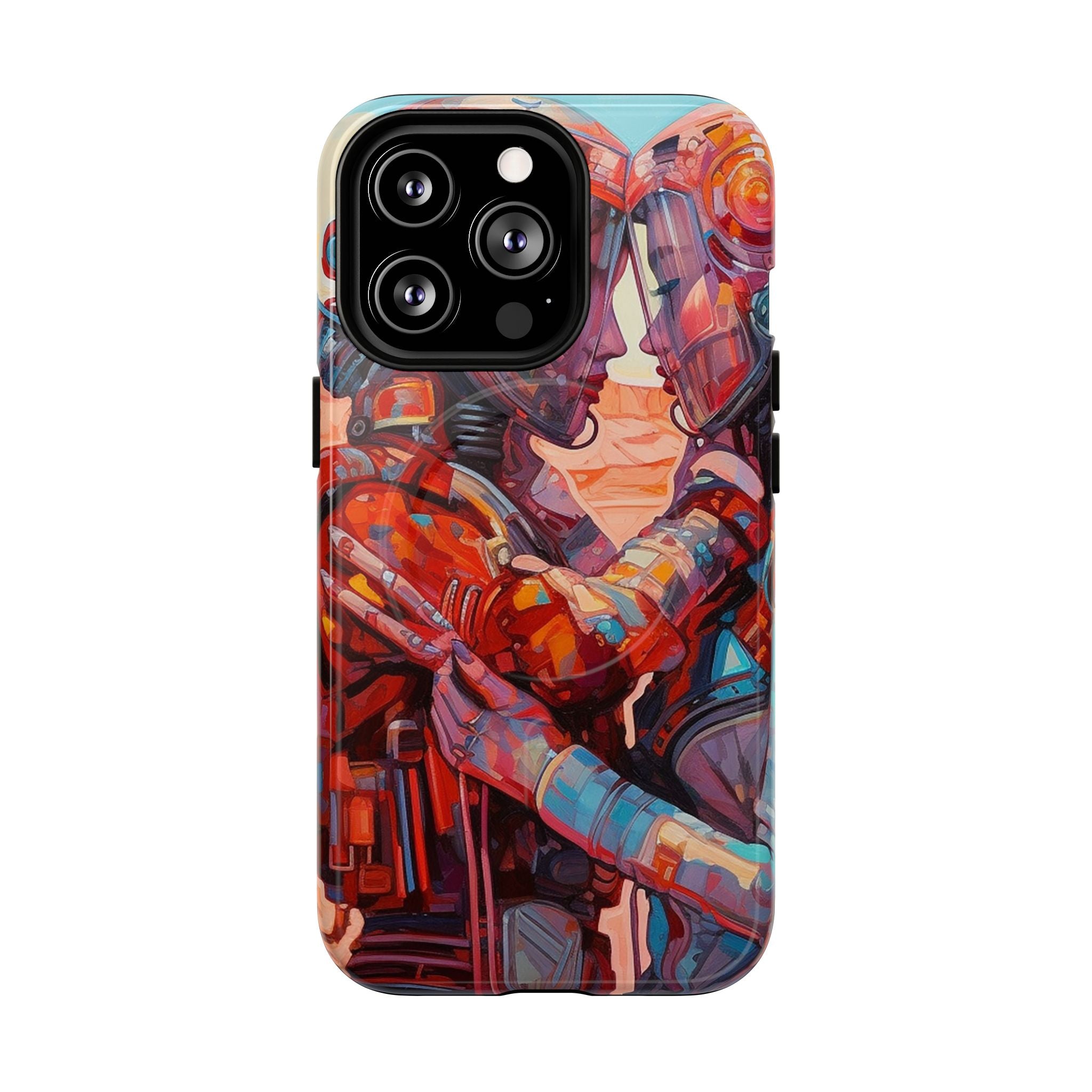 Phone Case — Colorful Futuristic Astronauts Magnetic Tough Case