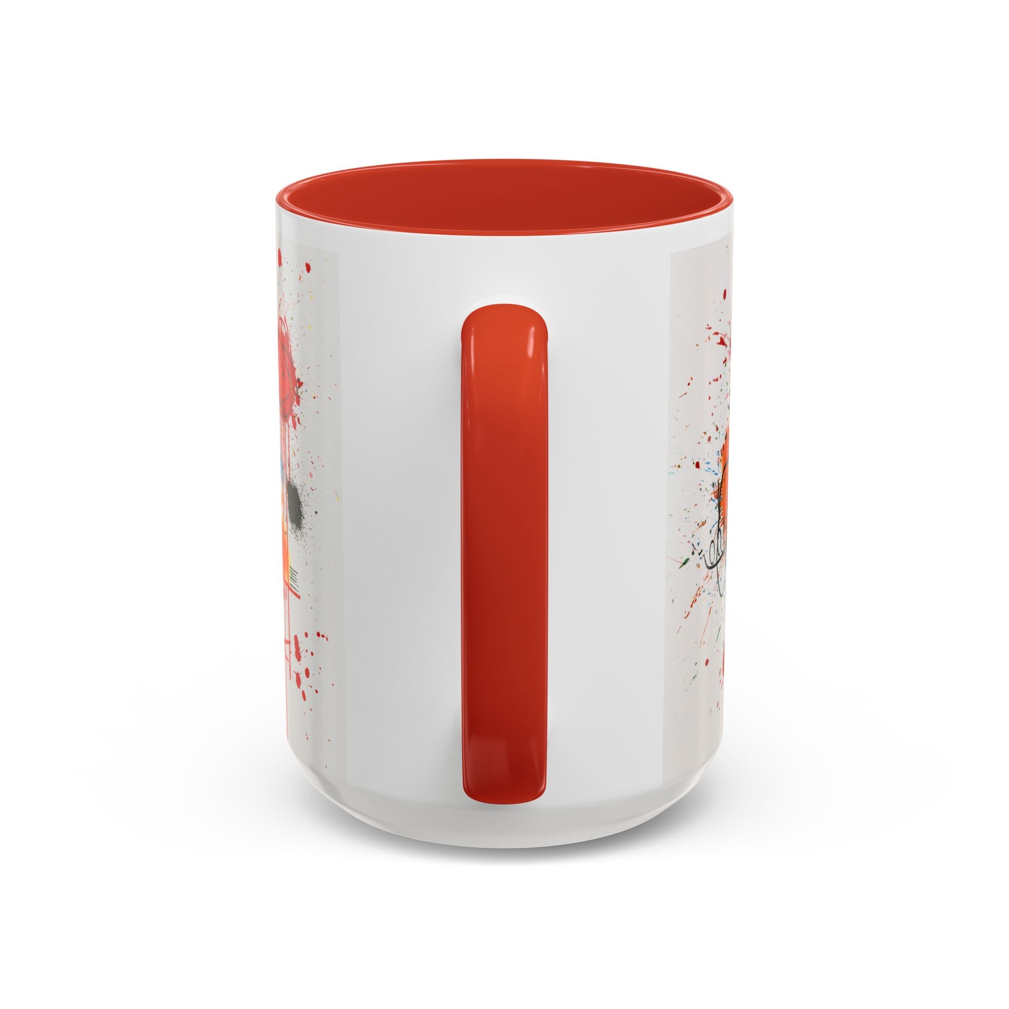 Colorful Abstract Monster Coffee Mug — Vibrant Art Accent Mug (11/15 oz)