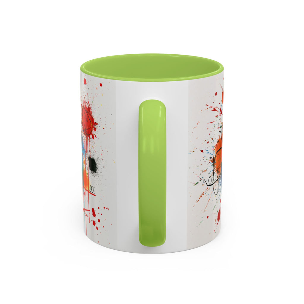 Colorful Abstract Monster Coffee Mug — Vibrant Art Accent Mug (11/15 oz)