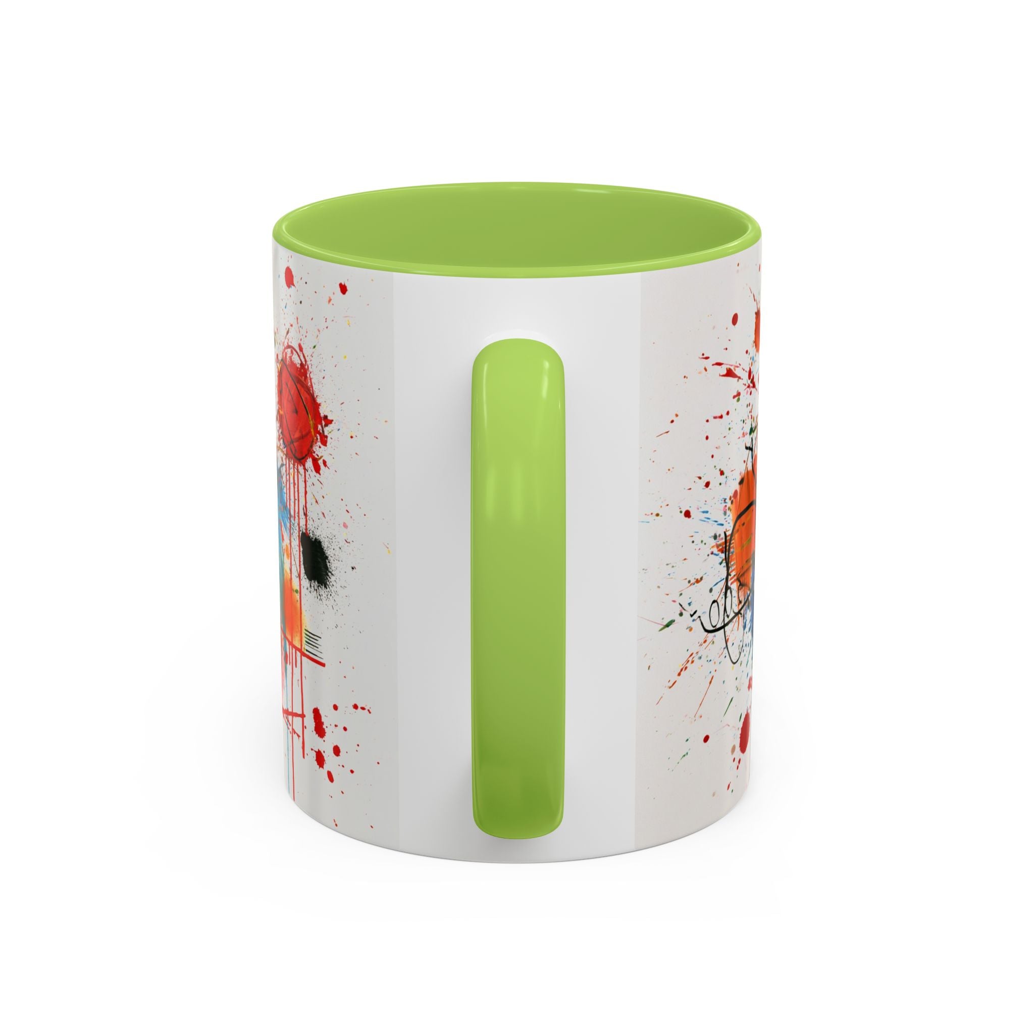 Colorful Abstract Monster Coffee Mug — Vibrant Art Accent Mug (11/15 oz)