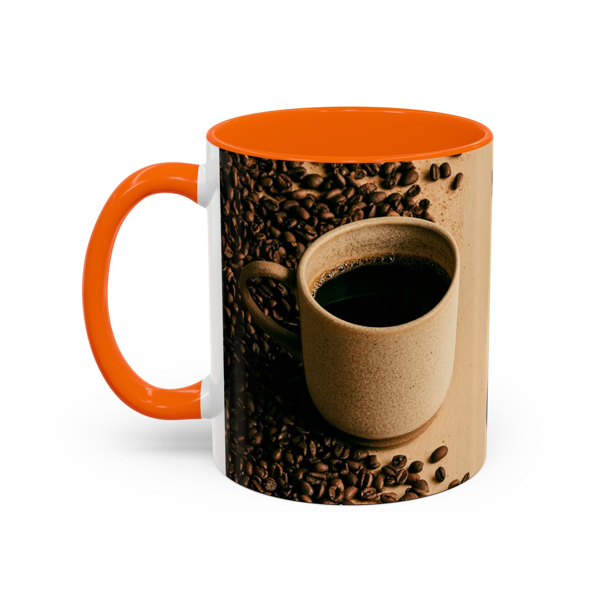 Coffee Mug — "Yeah, yeah, yeah...But First Coffee" Accent Ceramic Mug (11/15oz)