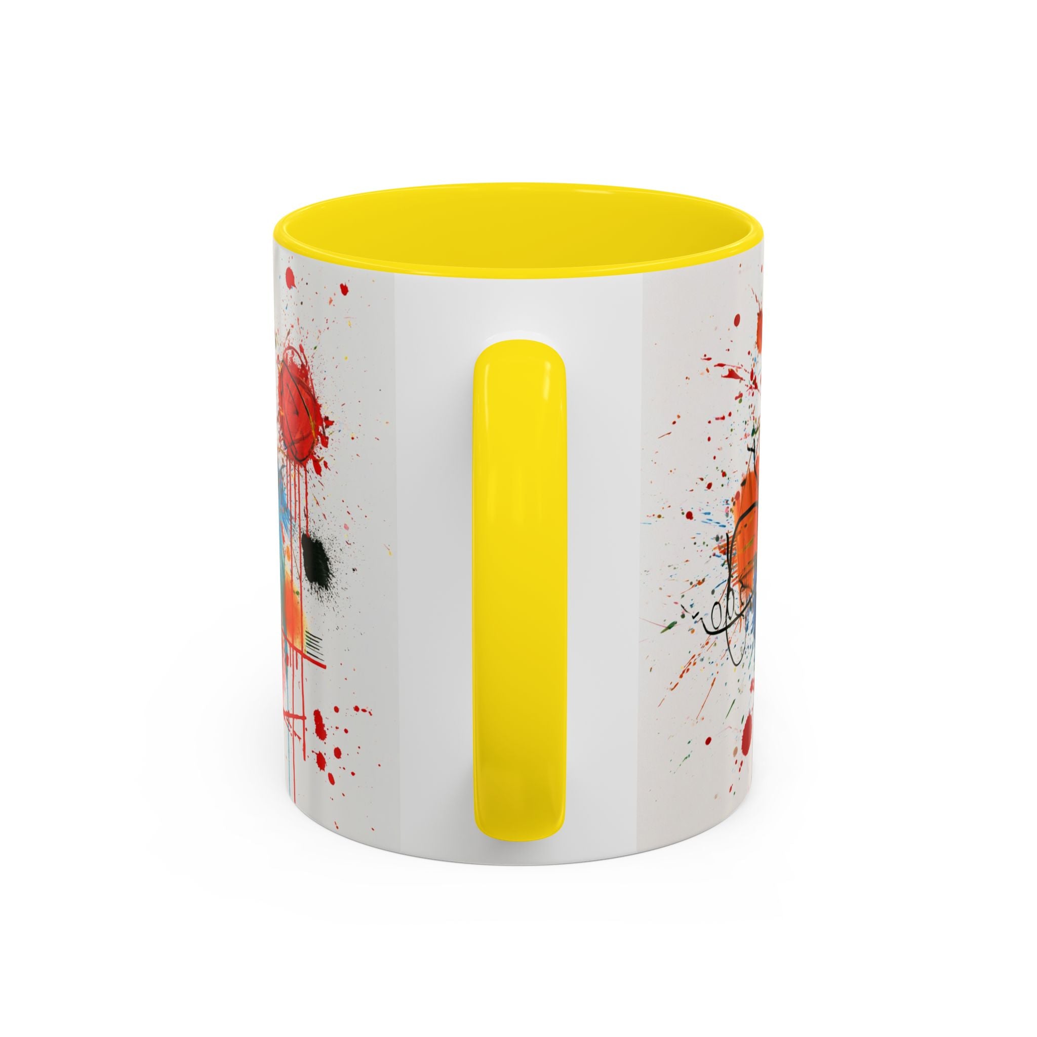 Colorful Abstract Monster Coffee Mug — Vibrant Art Accent Mug (11/15 oz)