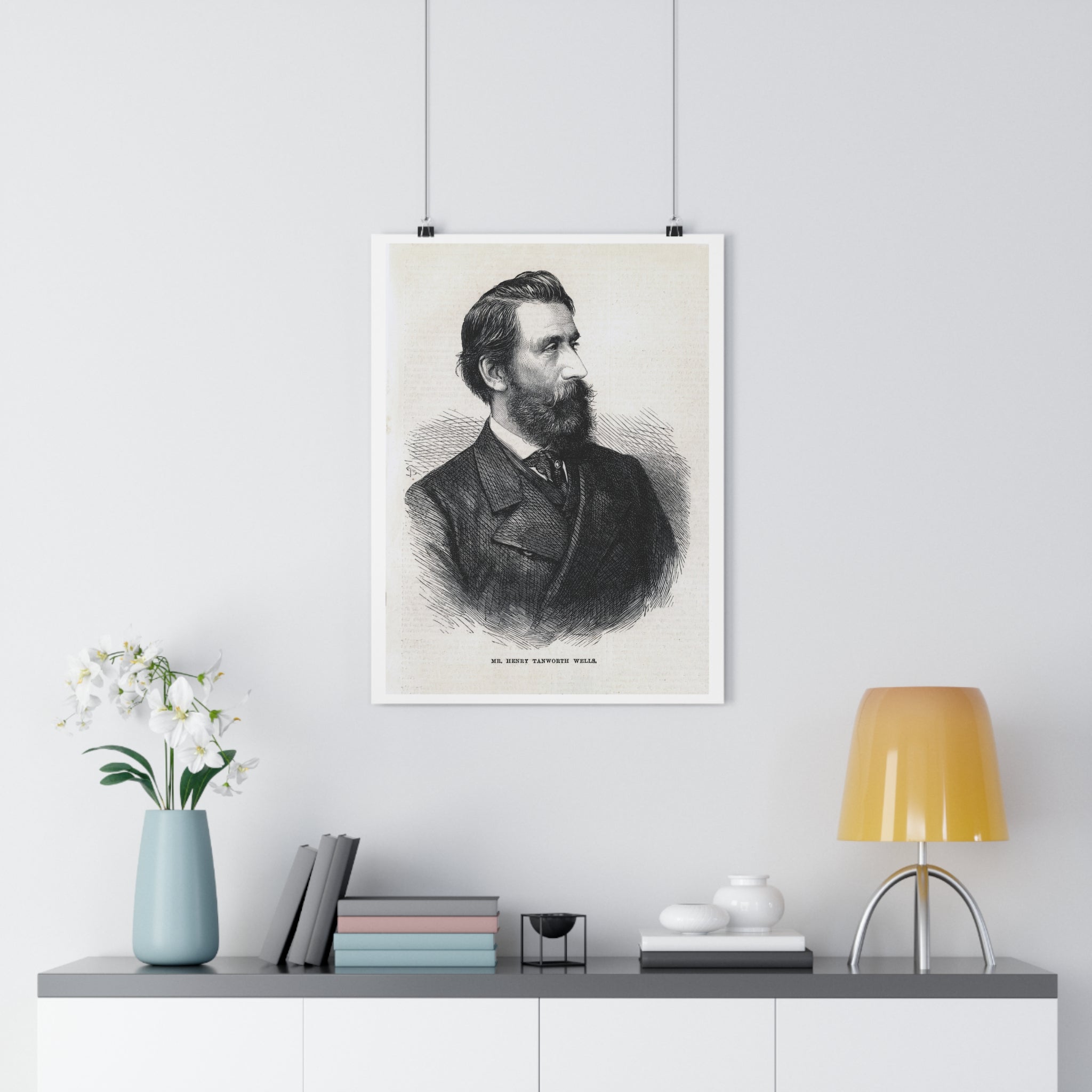 Historical Portrait Poster — Vintage 19th-Century Gentleman Print