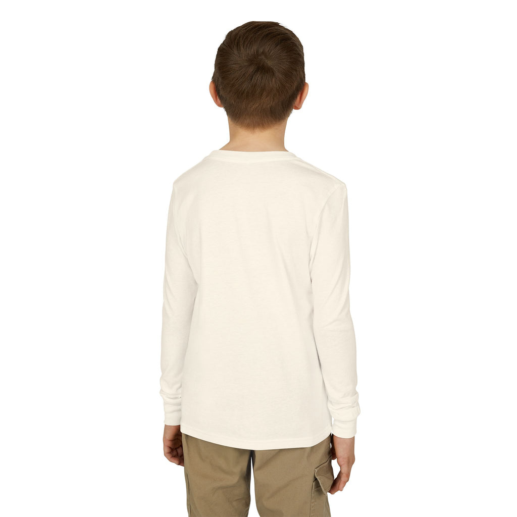 Back to School Youth Long Sleeve Tee — Colorful Owl Schoolhouse Design