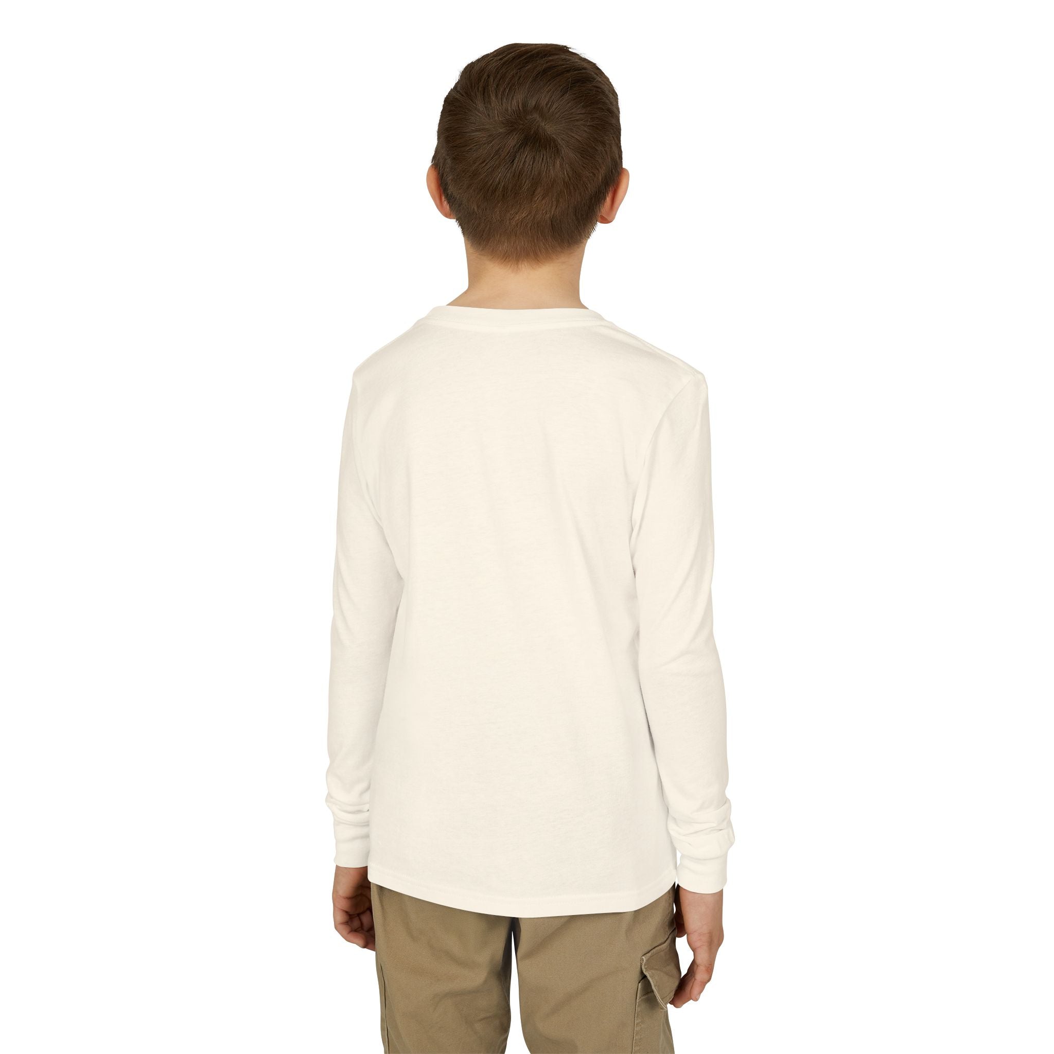 Back to School Youth Long Sleeve Tee — Colorful Owl Schoolhouse Design