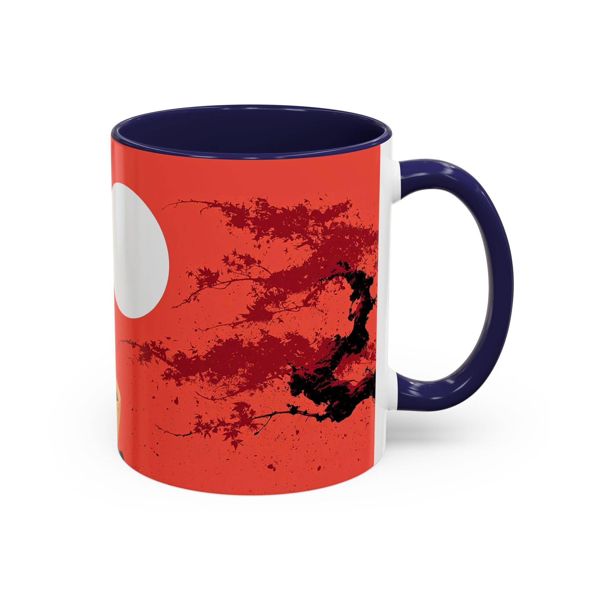 Red Coffee Mug - "Yeah, yeah, yeah ... First Coffee" Vintage Steam Design (11/15oz)