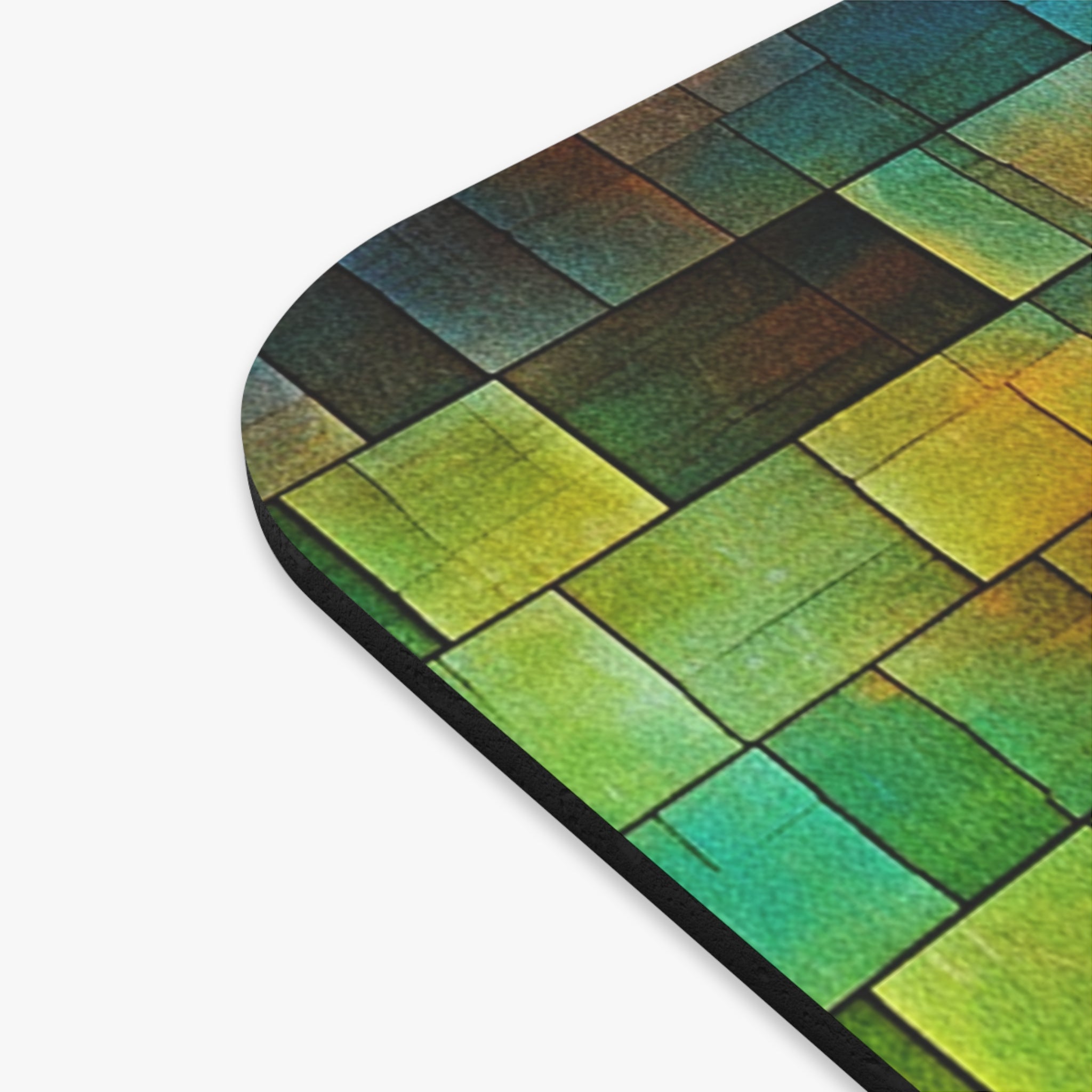 Colorful Mosaic Mouse Pad — Vibrant Geometric Desk Mat for Home & Office