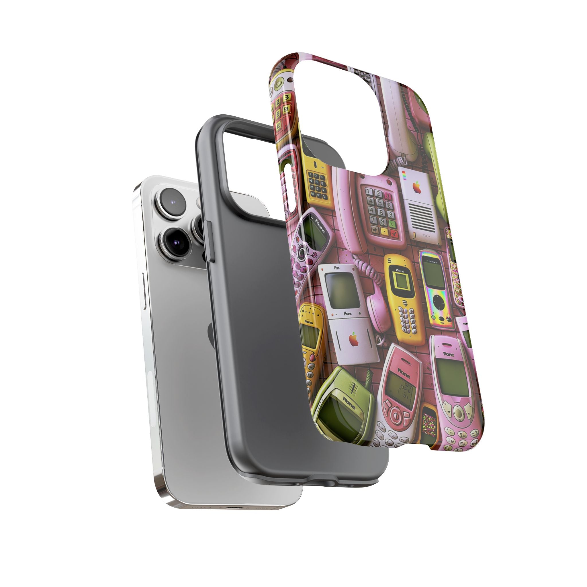 Phone Case — Surreal VR Cityscape Illustration
