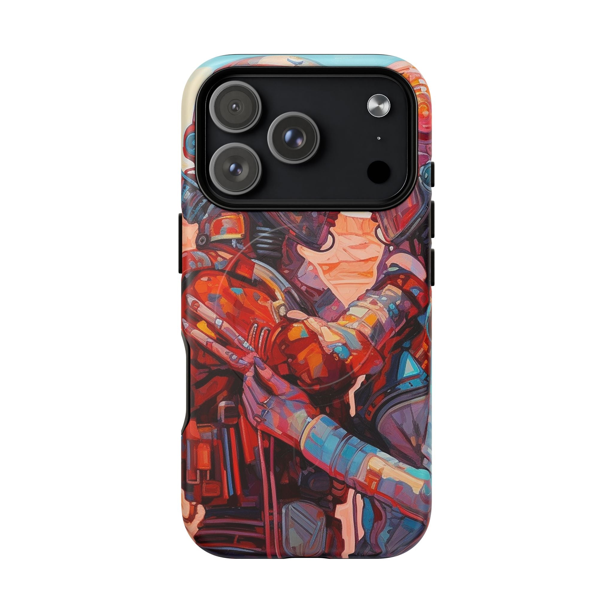 Phone Case — Colorful Futuristic Astronauts Magnetic Tough Case