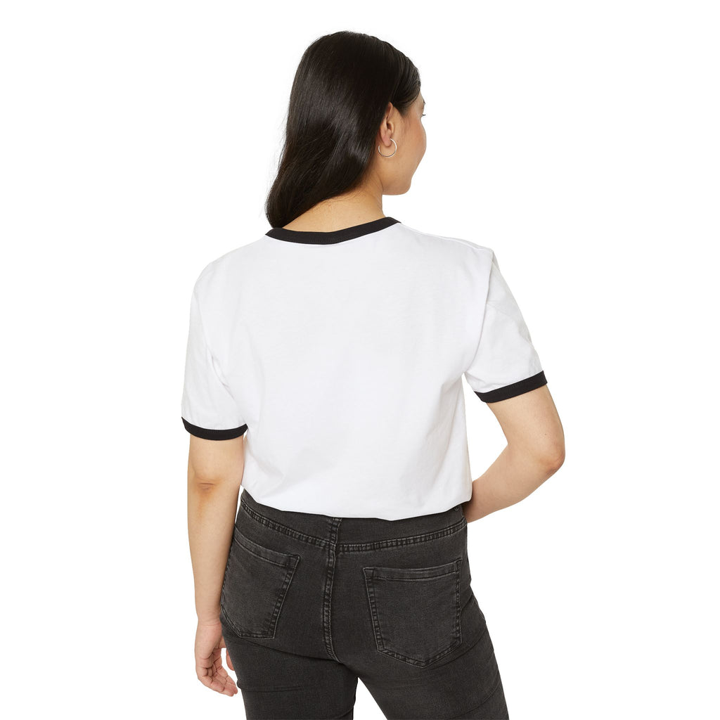 Black Cat Camouflage Ringer Tee