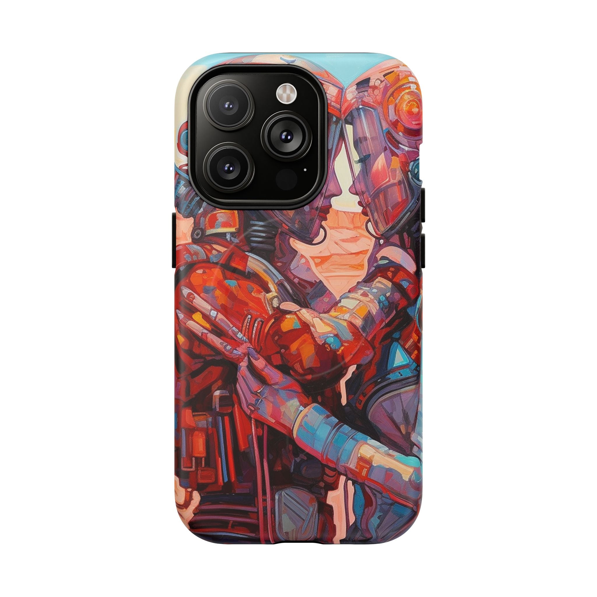 Phone Case — Colorful Futuristic Astronauts Magnetic Tough Case
