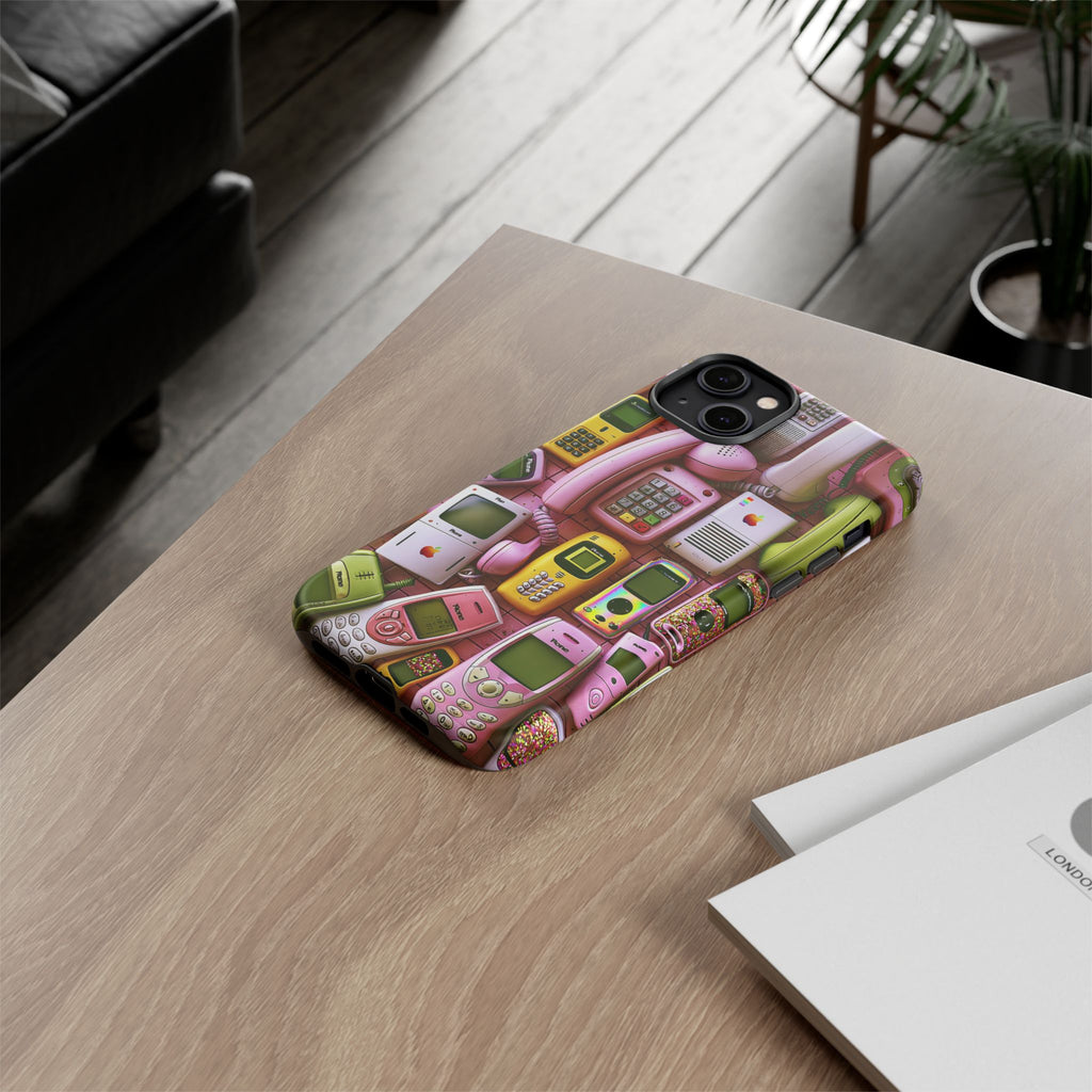 Phone Case — Surreal VR Cityscape Illustration