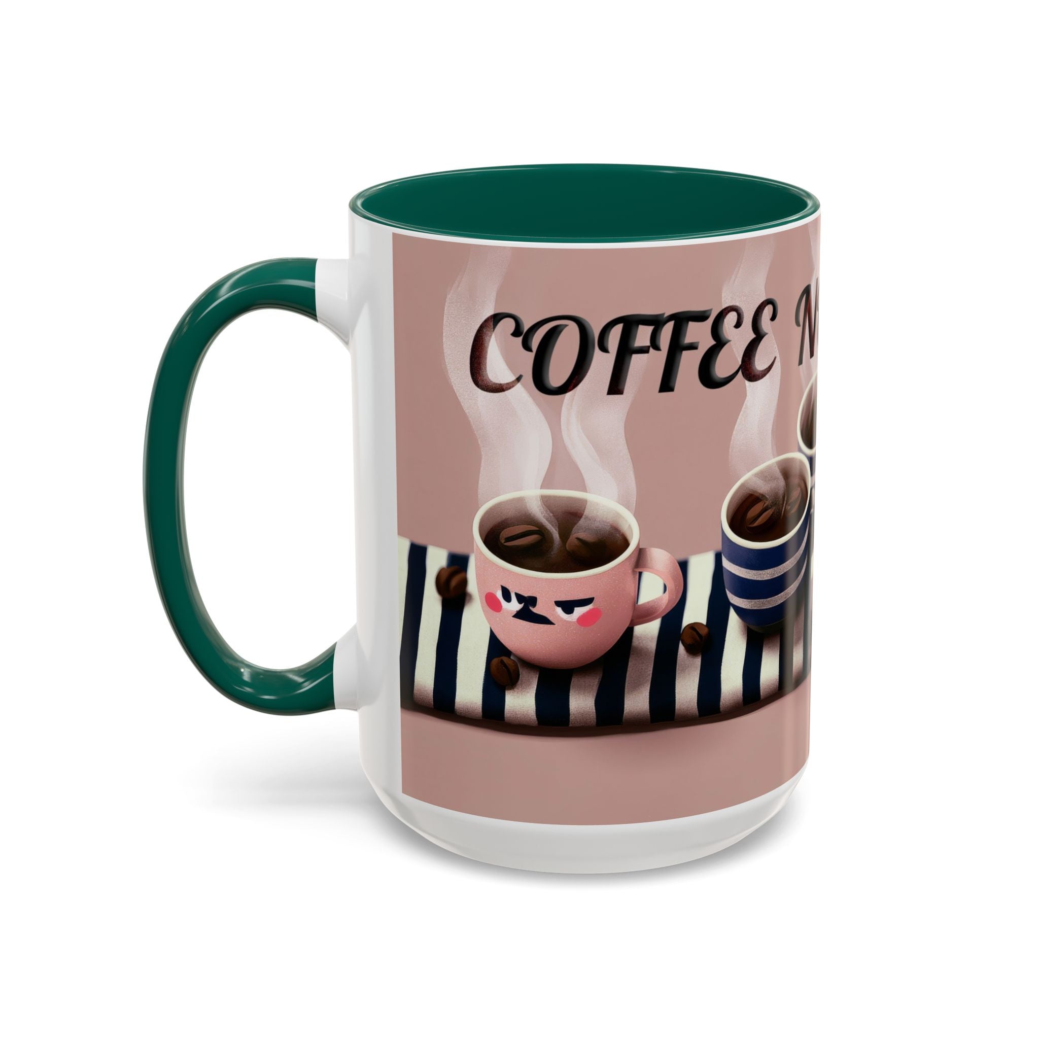 Coffee Now, Talk Later Mug — Cute Kawaii Coffee Cups (11oz, 15oz)