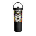 Pop Art Nomad Tumbler 32oz – Colorful Surprise Face Travel Mug