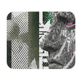 Urban Lion Collage Mouse Pad — Modern Pop Art Desk Mat