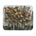 Floral Art Mouse Pad — Vintage Botanical Bloom Desk Mat
