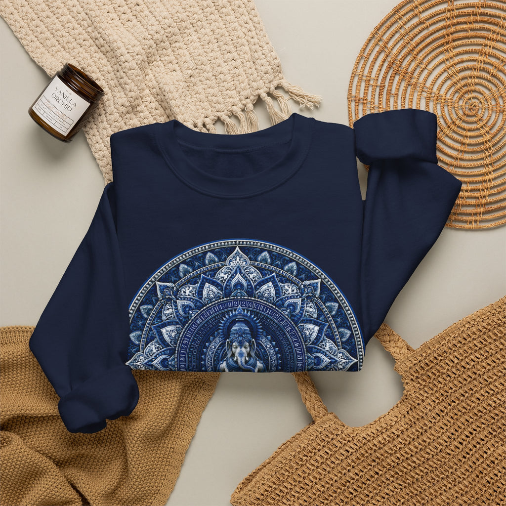 Mandala Lotus Buddha Crewneck Sweatshirt