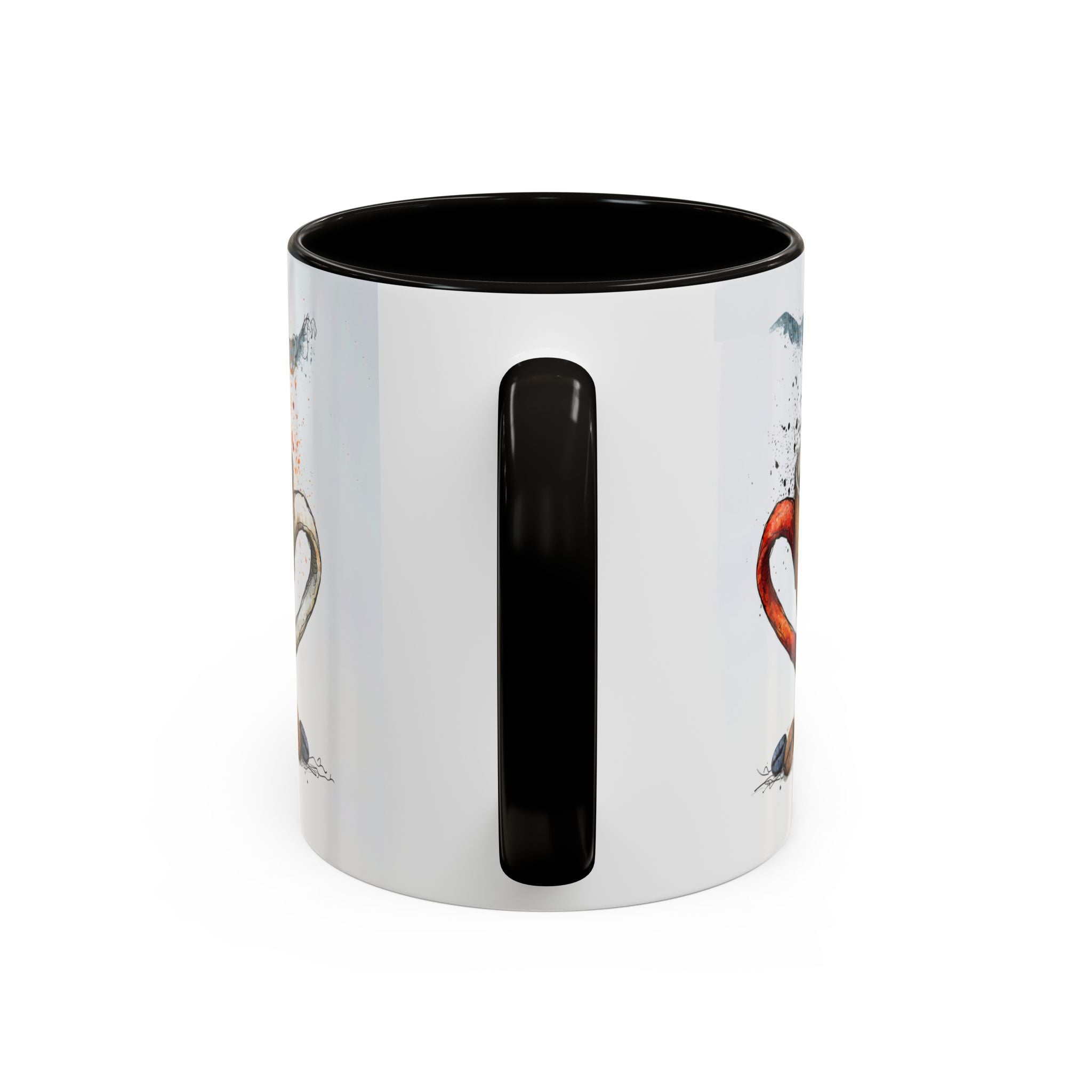 But First Coffee Ceramic Mug — Colorful Watercolor Coffee Cups (11oz & 15oz)