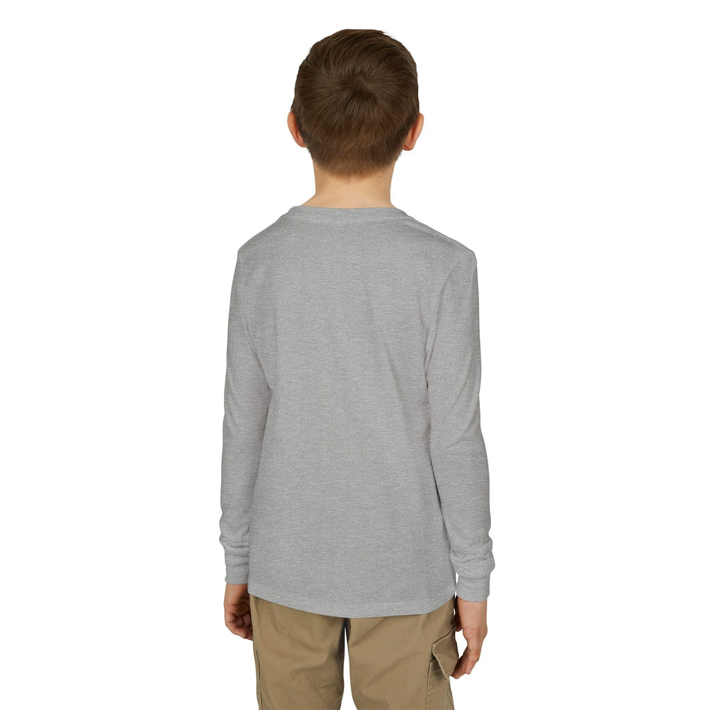 Back to School Youth Long Sleeve Tee — Colorful Owl Schoolhouse Design