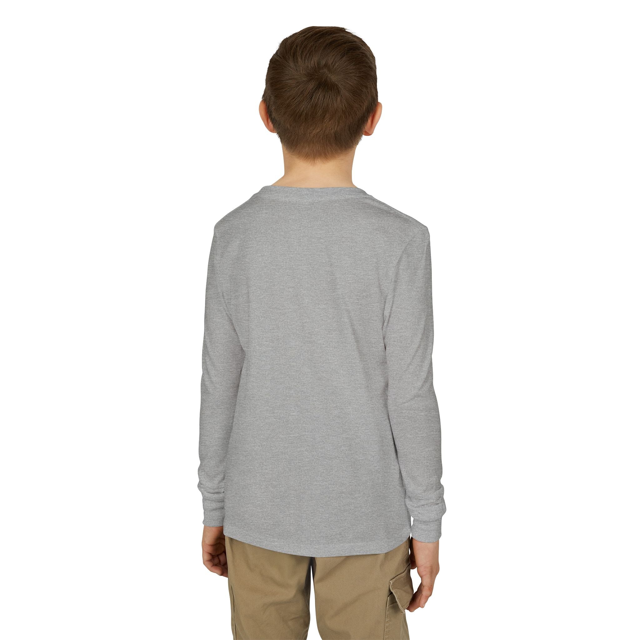 Back to School Youth Long Sleeve Tee — Colorful Owl Schoolhouse Design