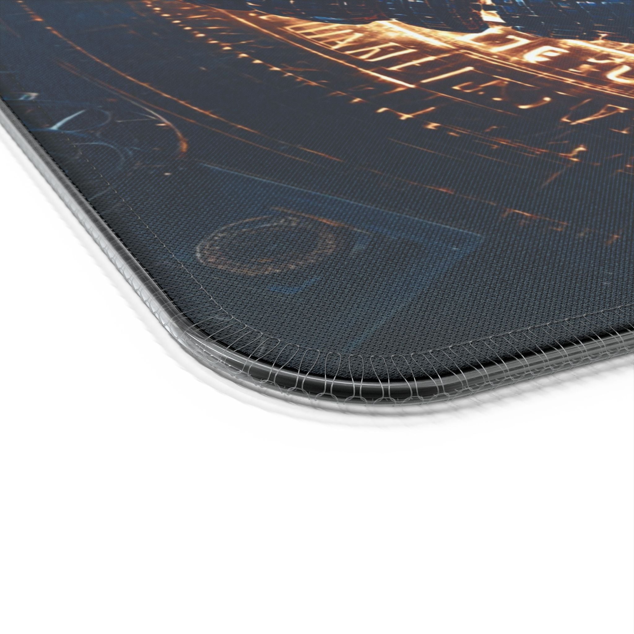 LED Wireless Charging Gaming Mouse Pad — DNA Sci‑Fi RGB Desk Mat