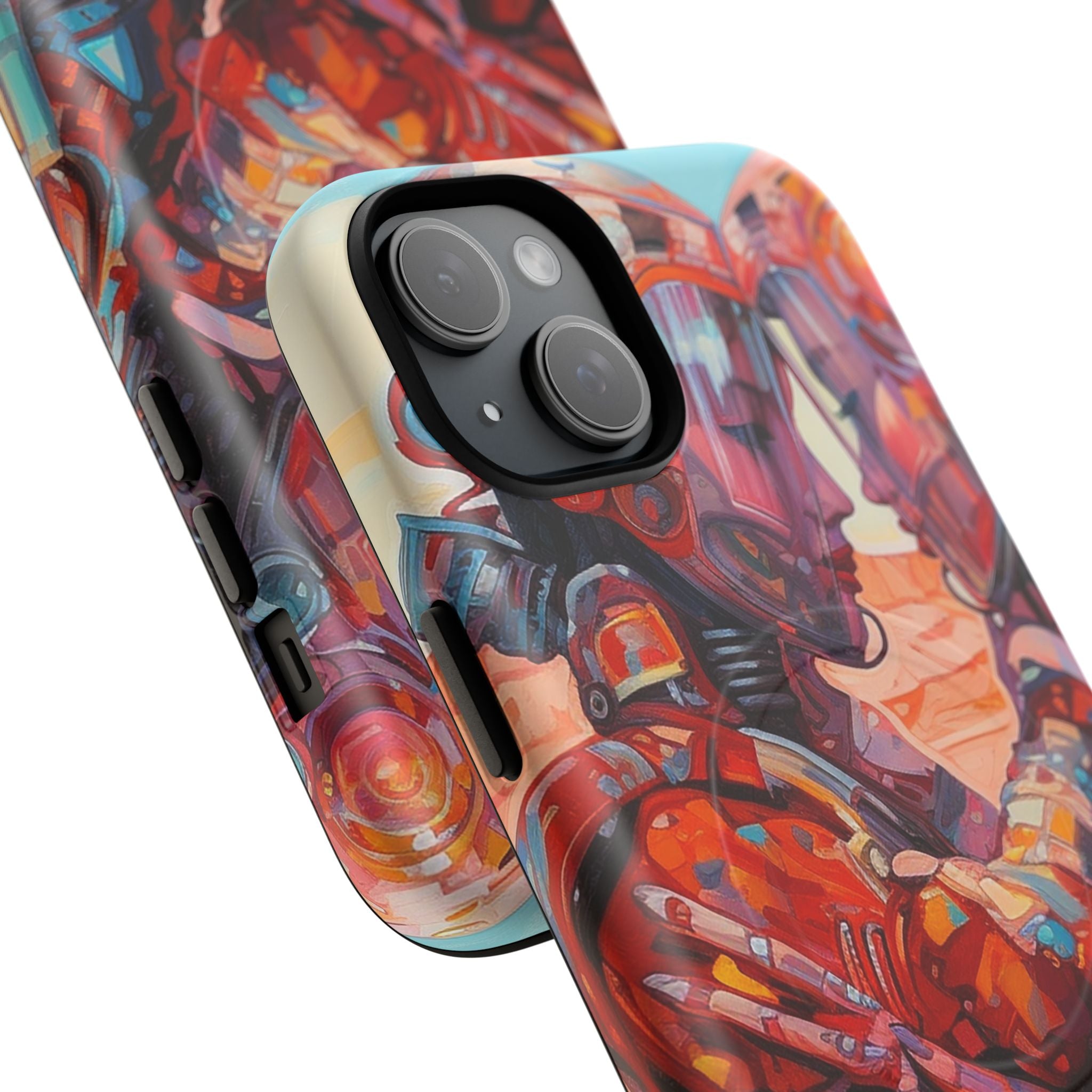 Phone Case — Colorful Futuristic Astronauts Magnetic Tough Case