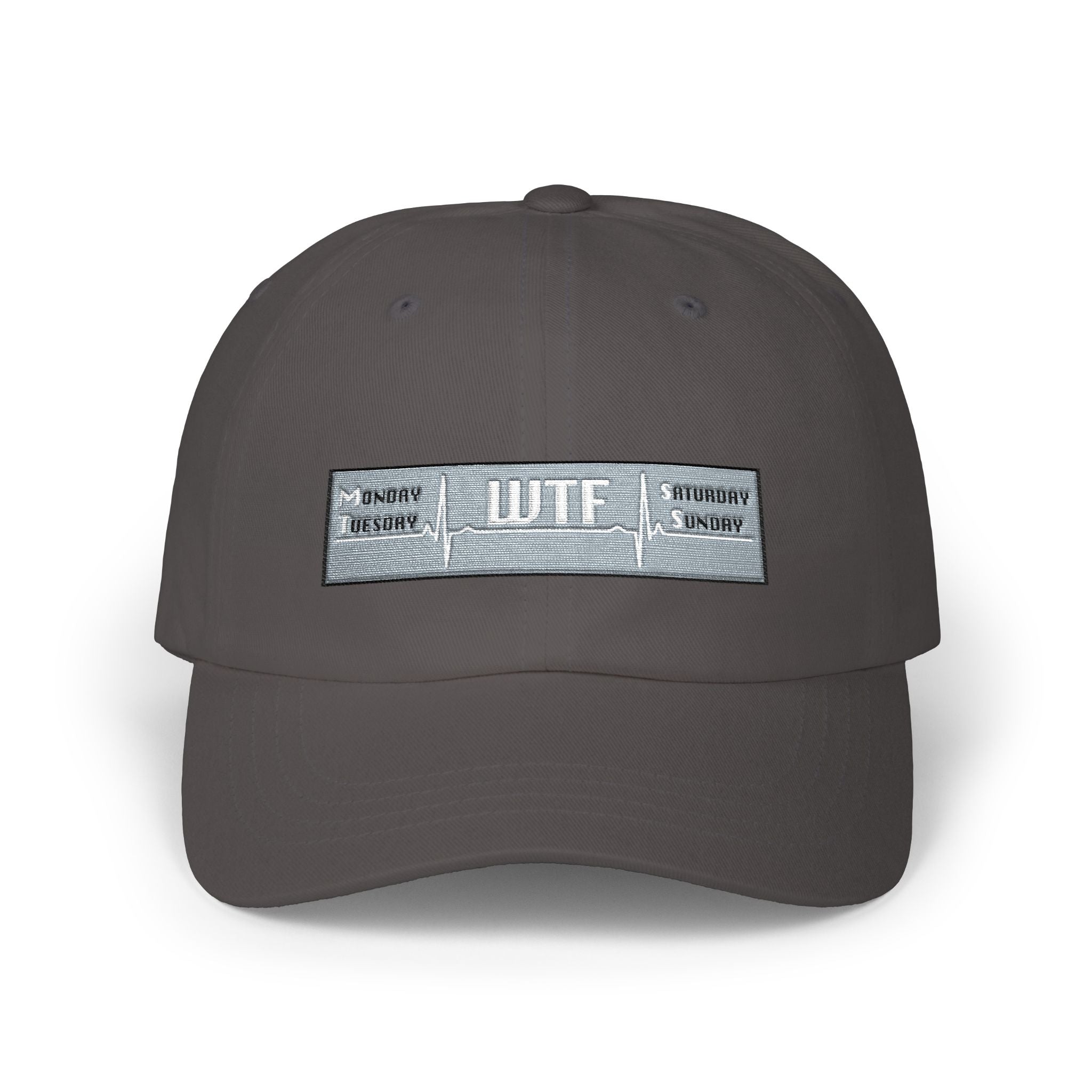 WTF Dad Cap – Vintage Cassette Tape Embroidered Baseball Hat