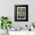 Opening of The New Jewish Synagogue, Berlin. Framed Poster - Vintage Church Interior Print (Antique Architectural Illustration)