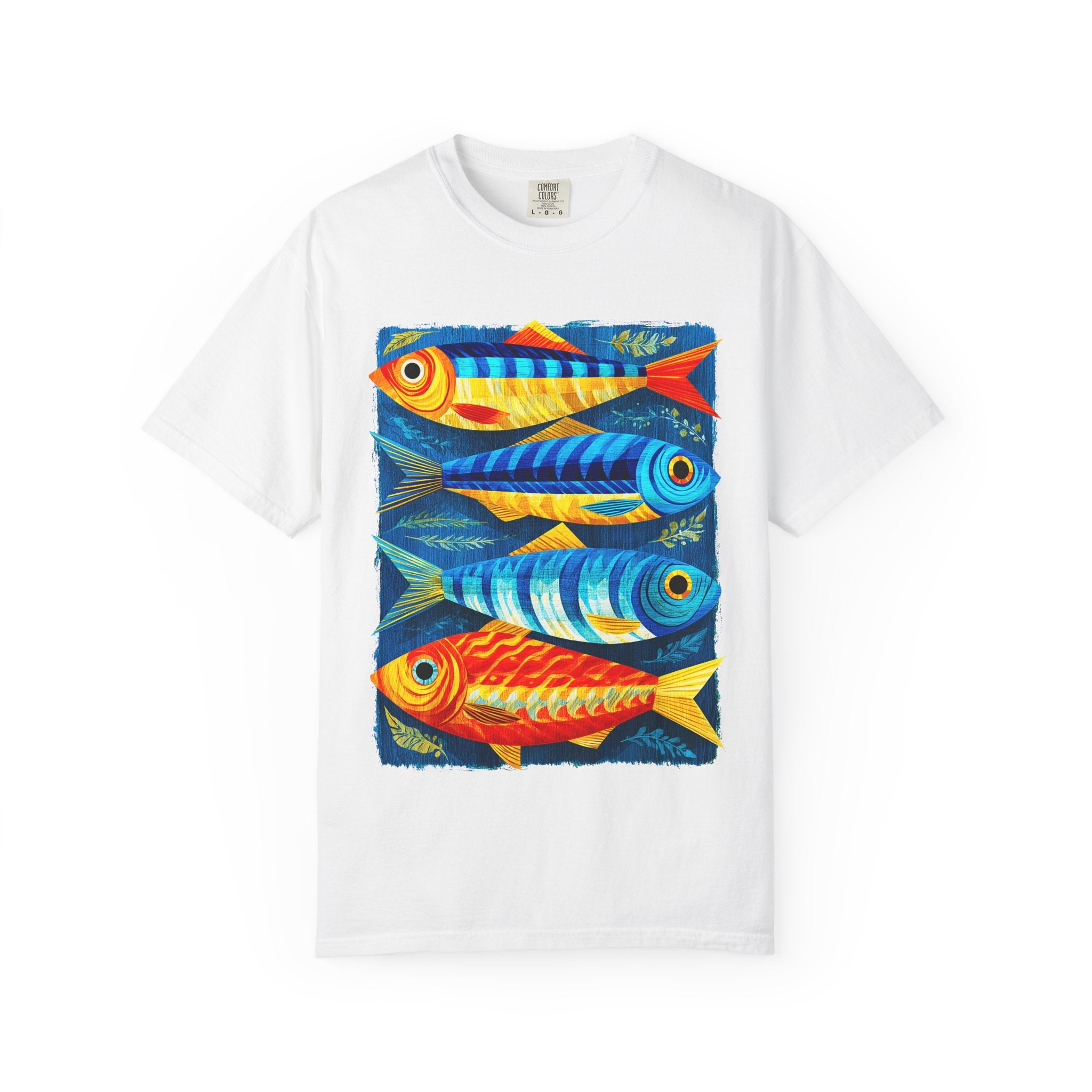 T-Shirt — Colorful Tropical Fish Graphic Tee
