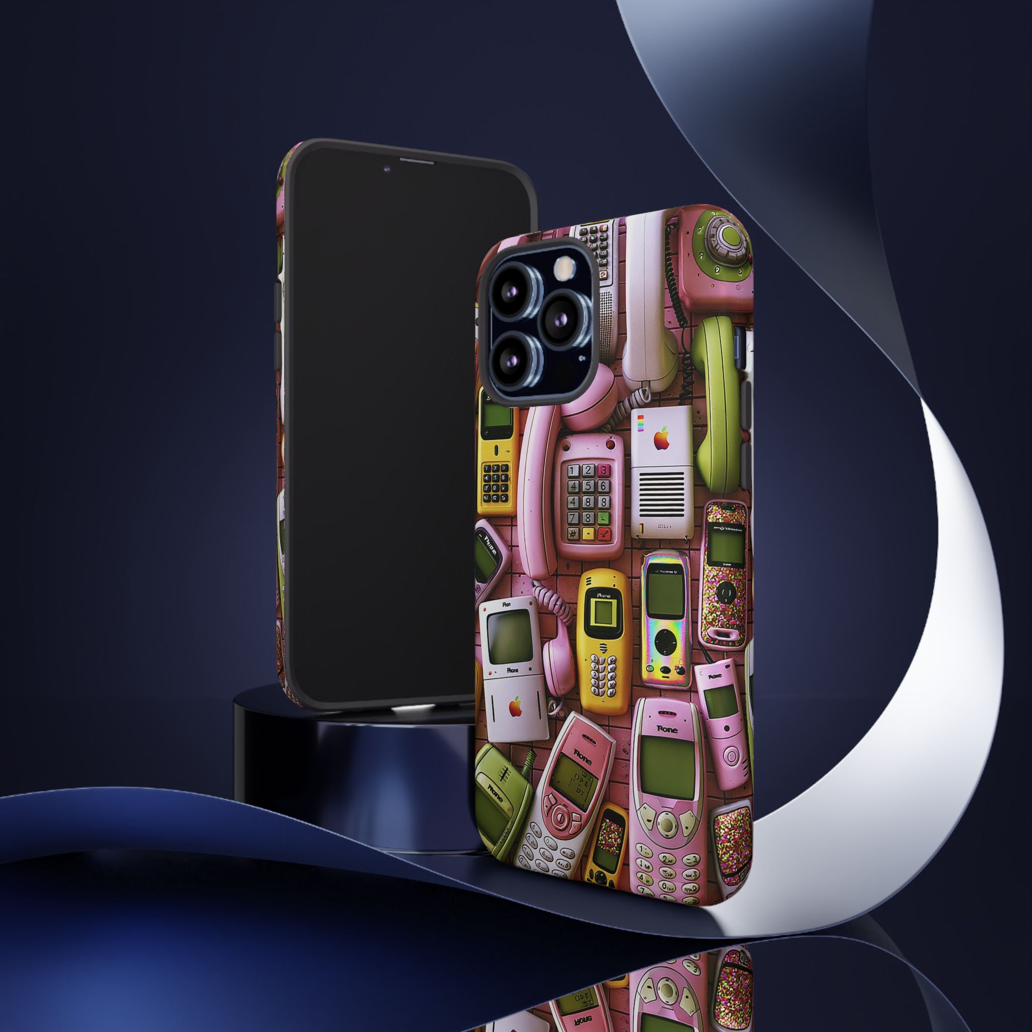 Phone Case — Surreal VR Cityscape Illustration