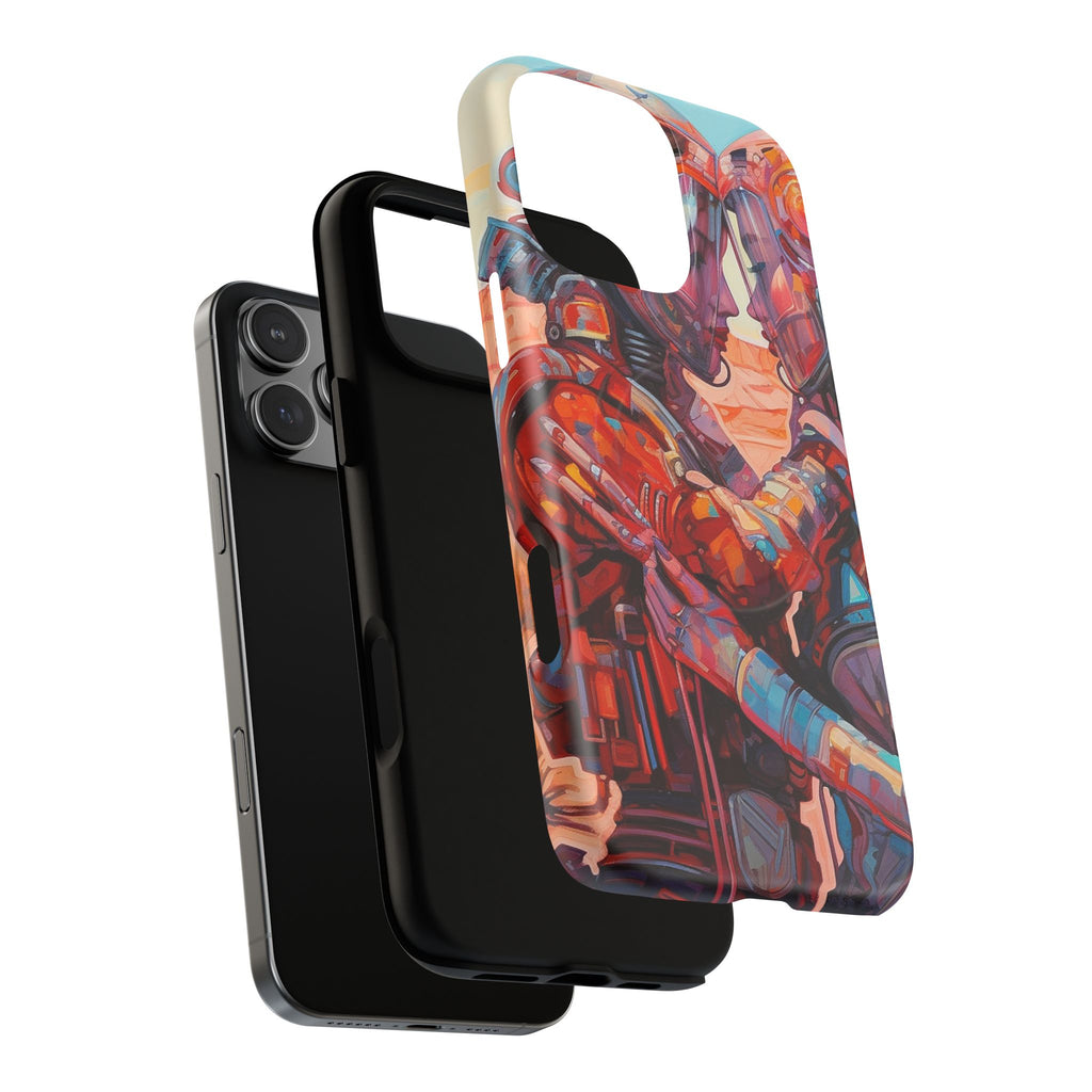 Phone Case — Colorful Futuristic Astronauts Magnetic Tough Case