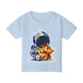 Toddler T-Shirt — Cute Astronaut Holding Star Space Tee