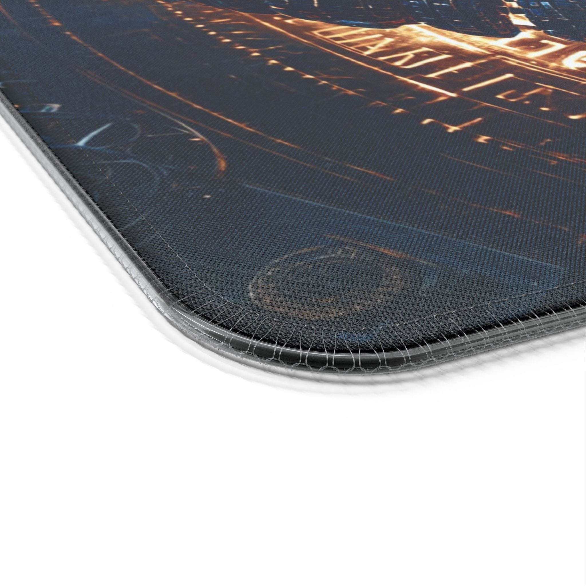 LED Wireless Charging Gaming Mouse Pad — DNA Sci‑Fi RGB Desk Mat