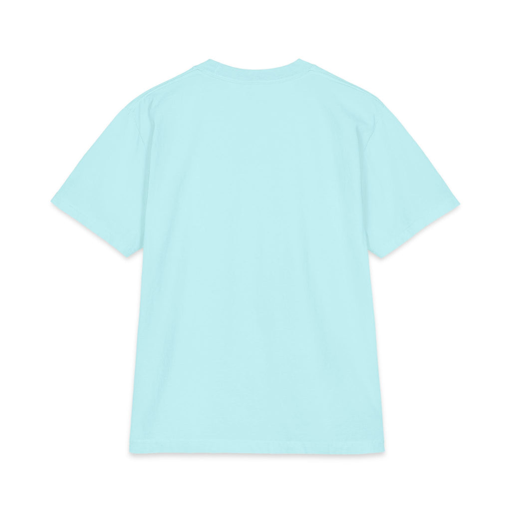 Artistic Portrait Tee — Blue Surreal Faces Graphic T-Shirt