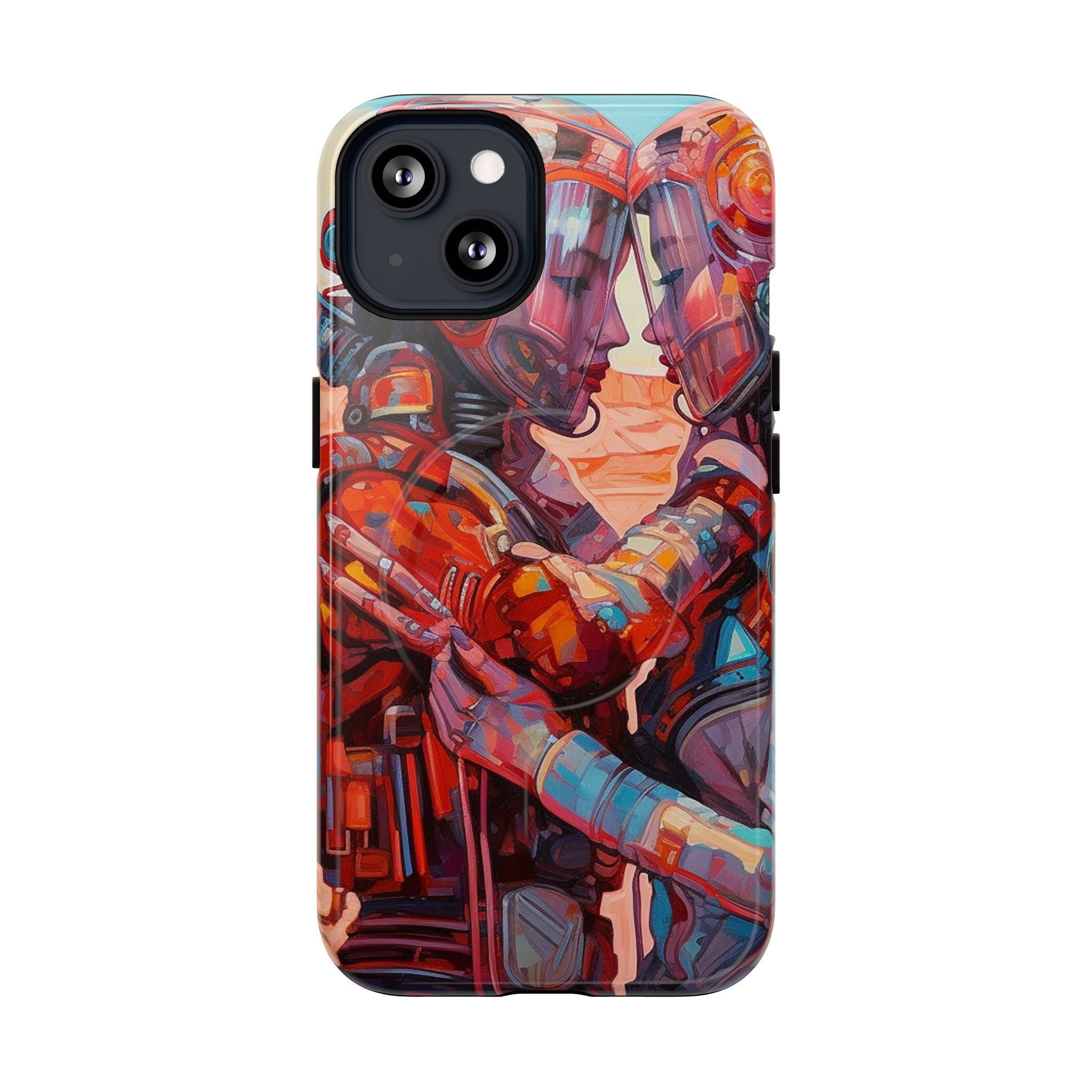 Phone Case — Colorful Futuristic Astronauts Magnetic Tough Case