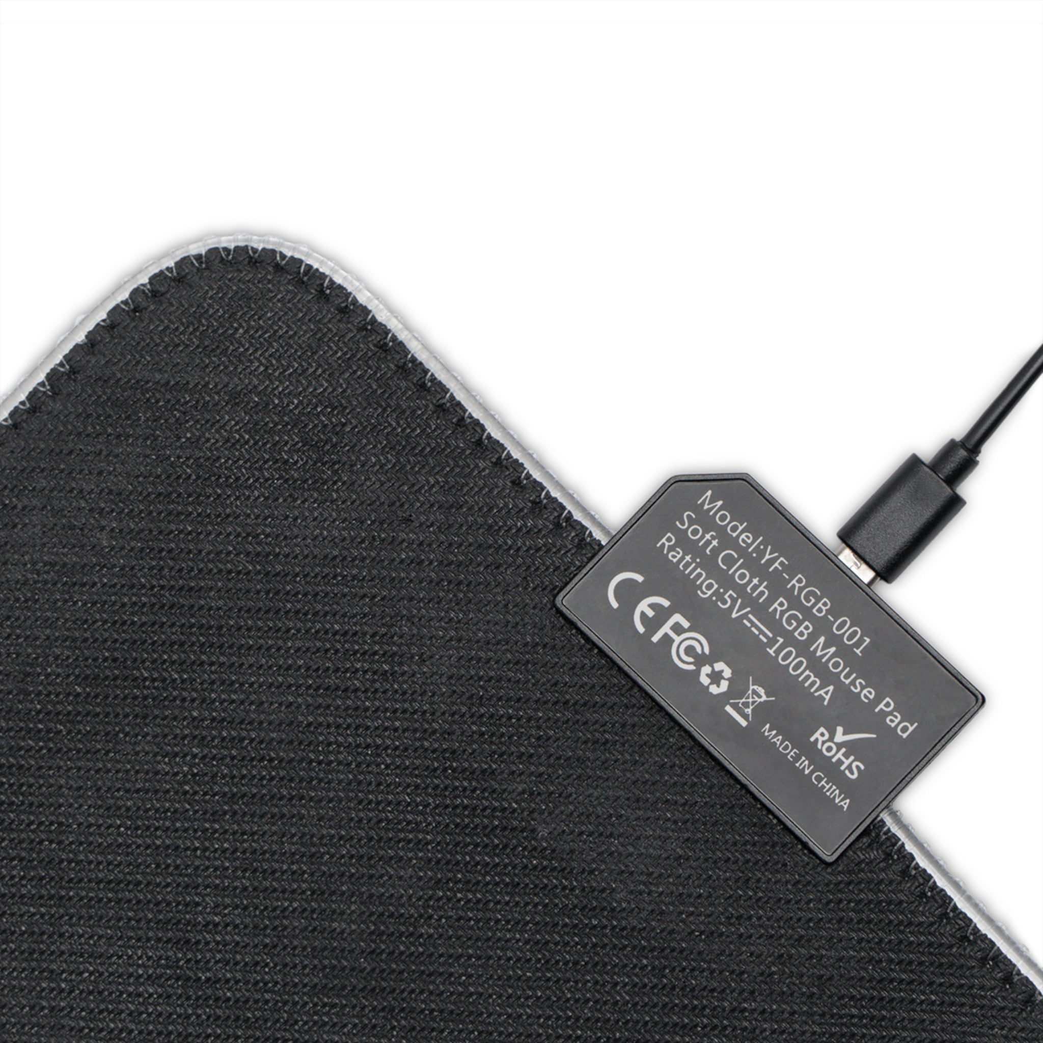 LED Gaming Mouse Pad — Arcane Sorcerer Fountain RGB Desk Mat