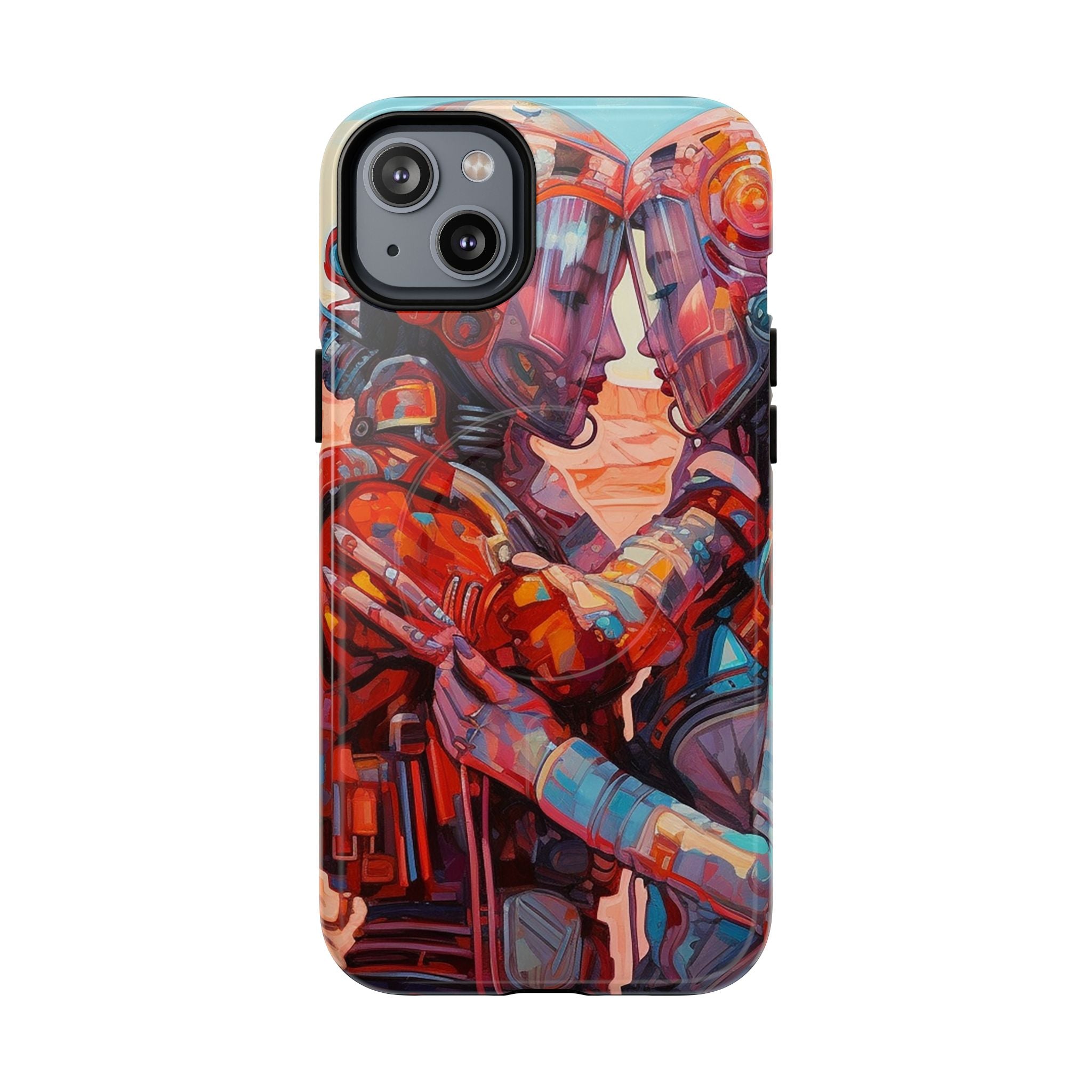 Phone Case — Colorful Futuristic Astronauts Magnetic Tough Case