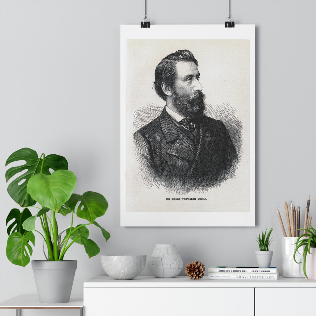 Historical Portrait Poster — Vintage 19th-Century Gentleman Print