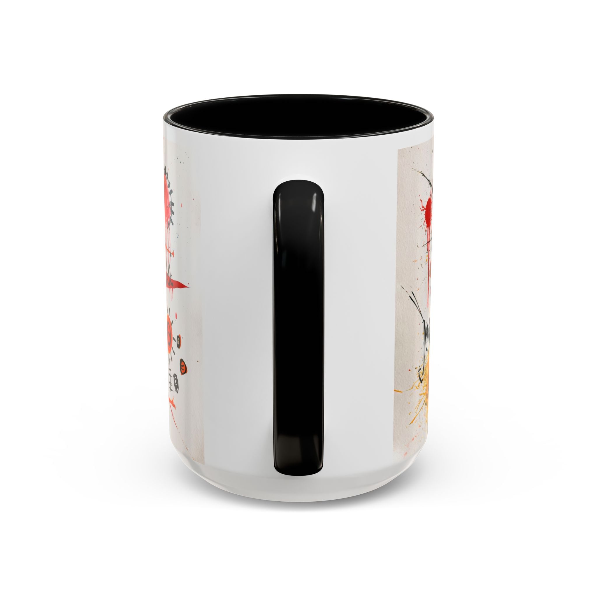 Abstract Monster Art Coffee Mug — Colorful Graffiti-Style Accent Mug (11/15oz)