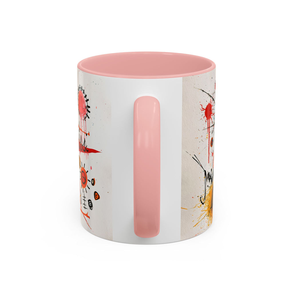 Abstract Monster Art Coffee Mug — Colorful Graffiti-Style Accent Mug (11/15oz)