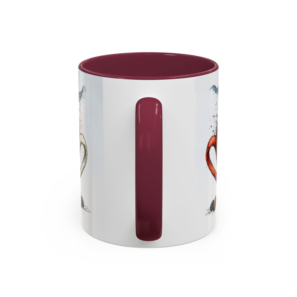 But First Coffee Ceramic Mug — Colorful Watercolor Coffee Cups (11oz & 15oz)