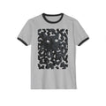 Black Cat Camouflage Ringer Tee