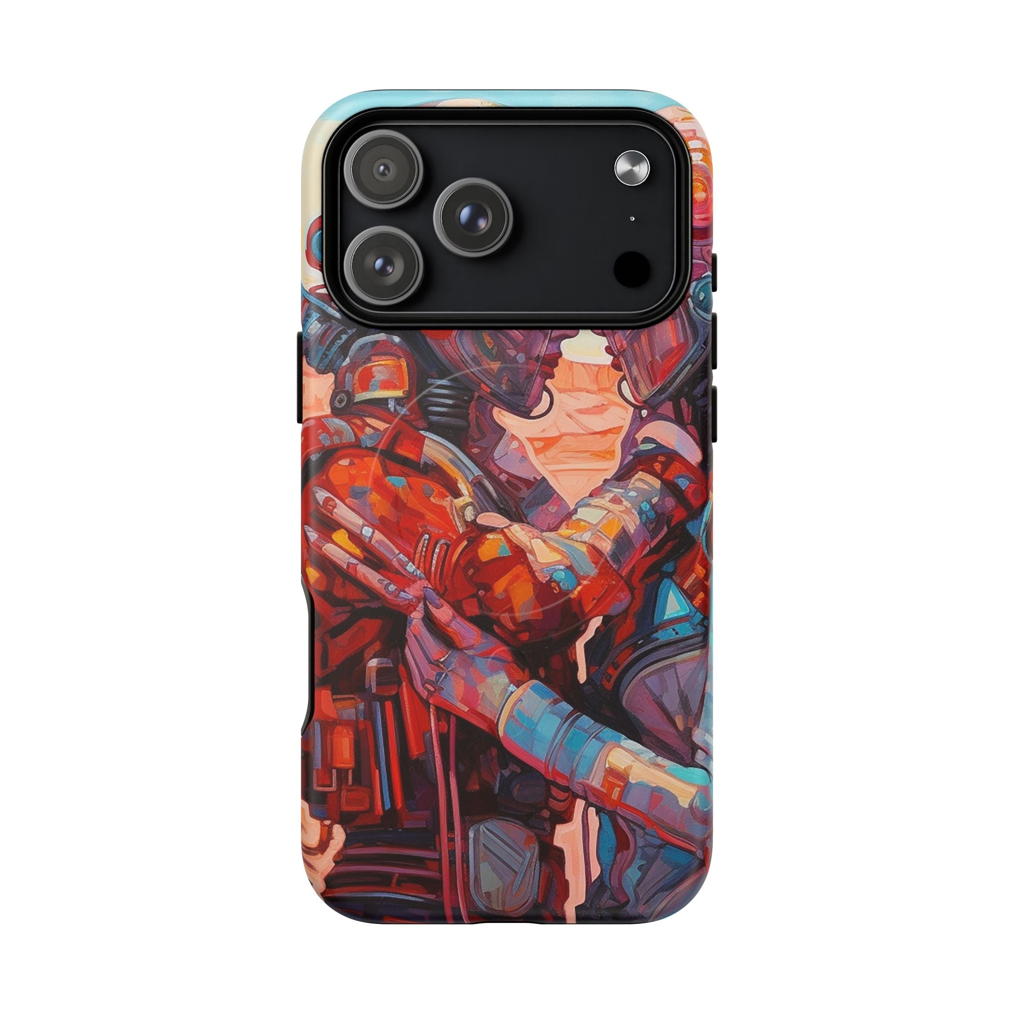 Phone Case — Colorful Futuristic Astronauts Magnetic Tough Case