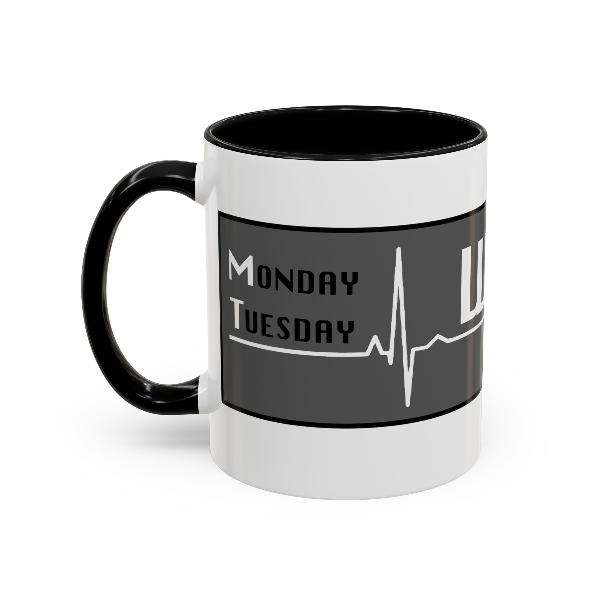 Coffee Mug — WTF (Weekend Heartbeat) Funny Weekend Nurse Gift