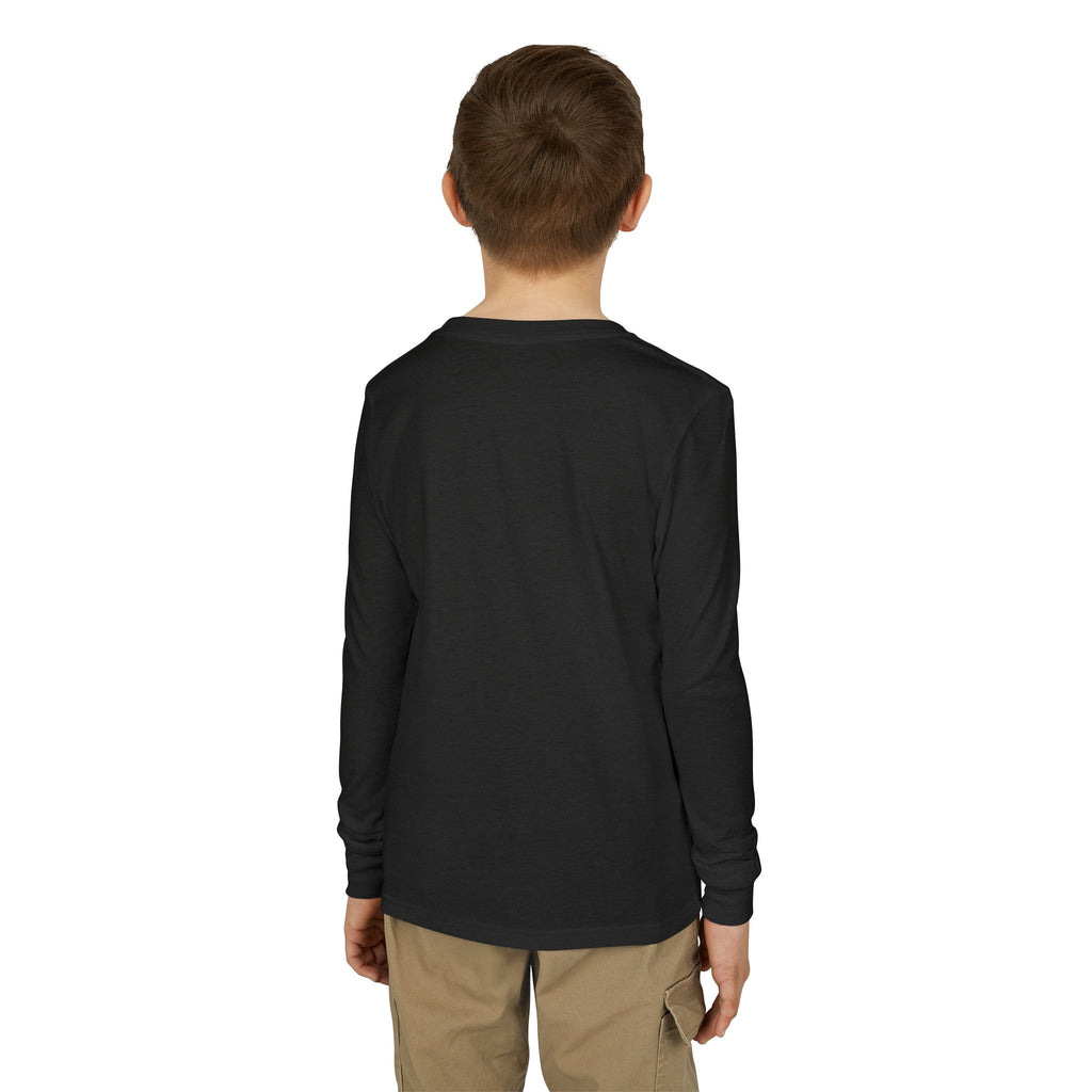 Back to School Youth Long Sleeve Tee — Colorful Owl Schoolhouse Design