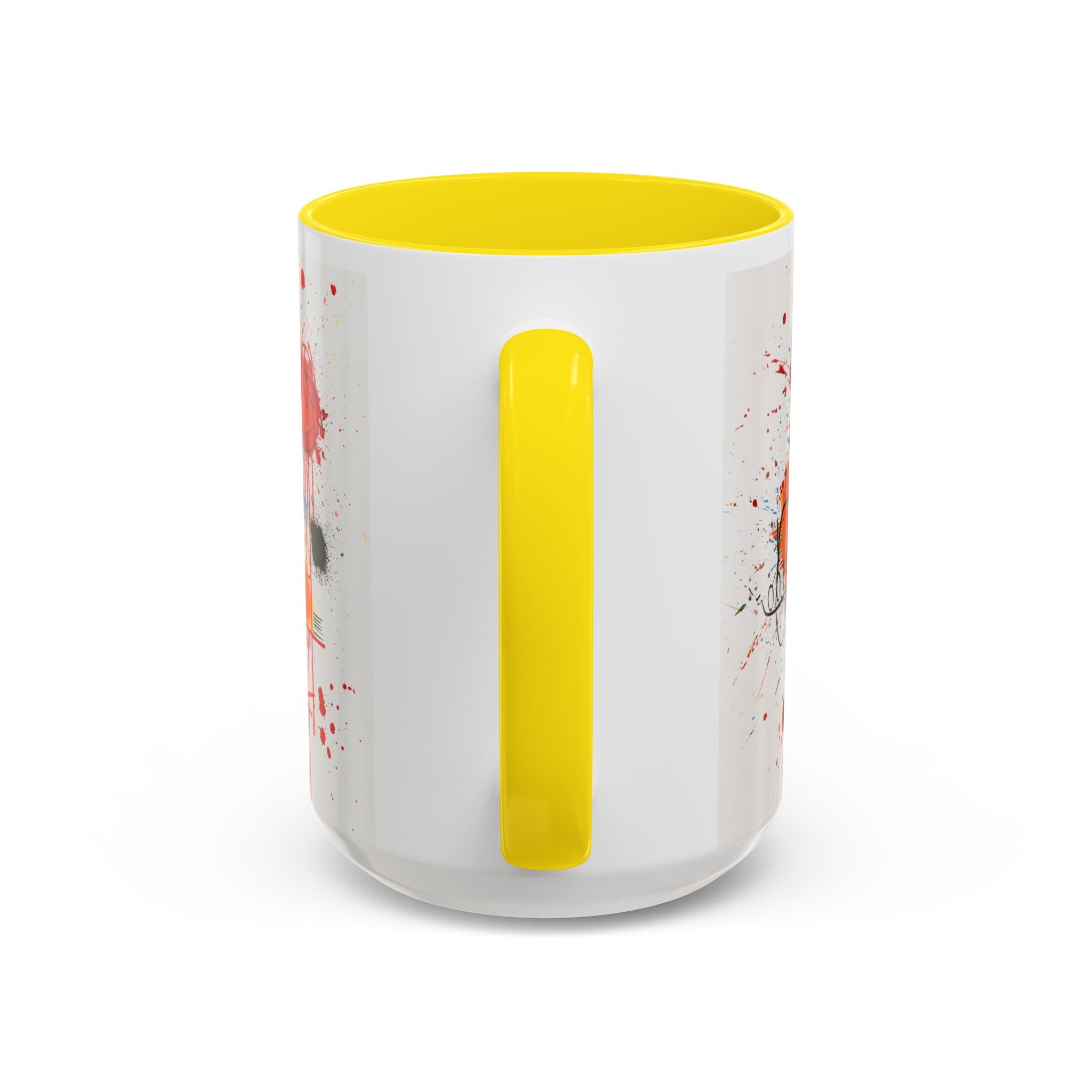 Colorful Abstract Monster Coffee Mug — Vibrant Art Accent Mug (11/15 oz)