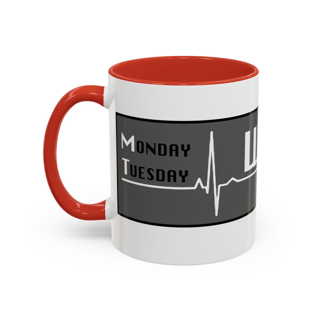Coffee Mug — WTF (Weekend Heartbeat) Funny Weekend Nurse Gift