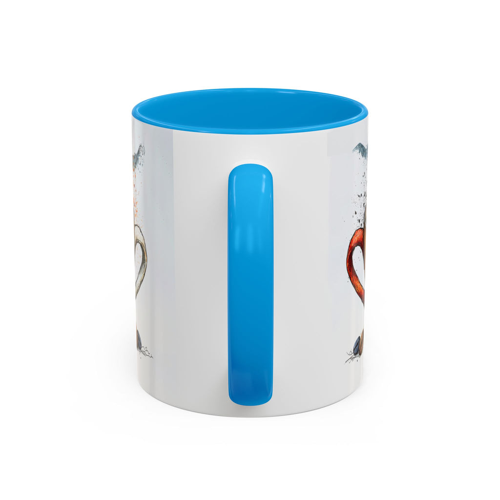 But First Coffee Ceramic Mug — Colorful Watercolor Coffee Cups (11oz & 15oz)