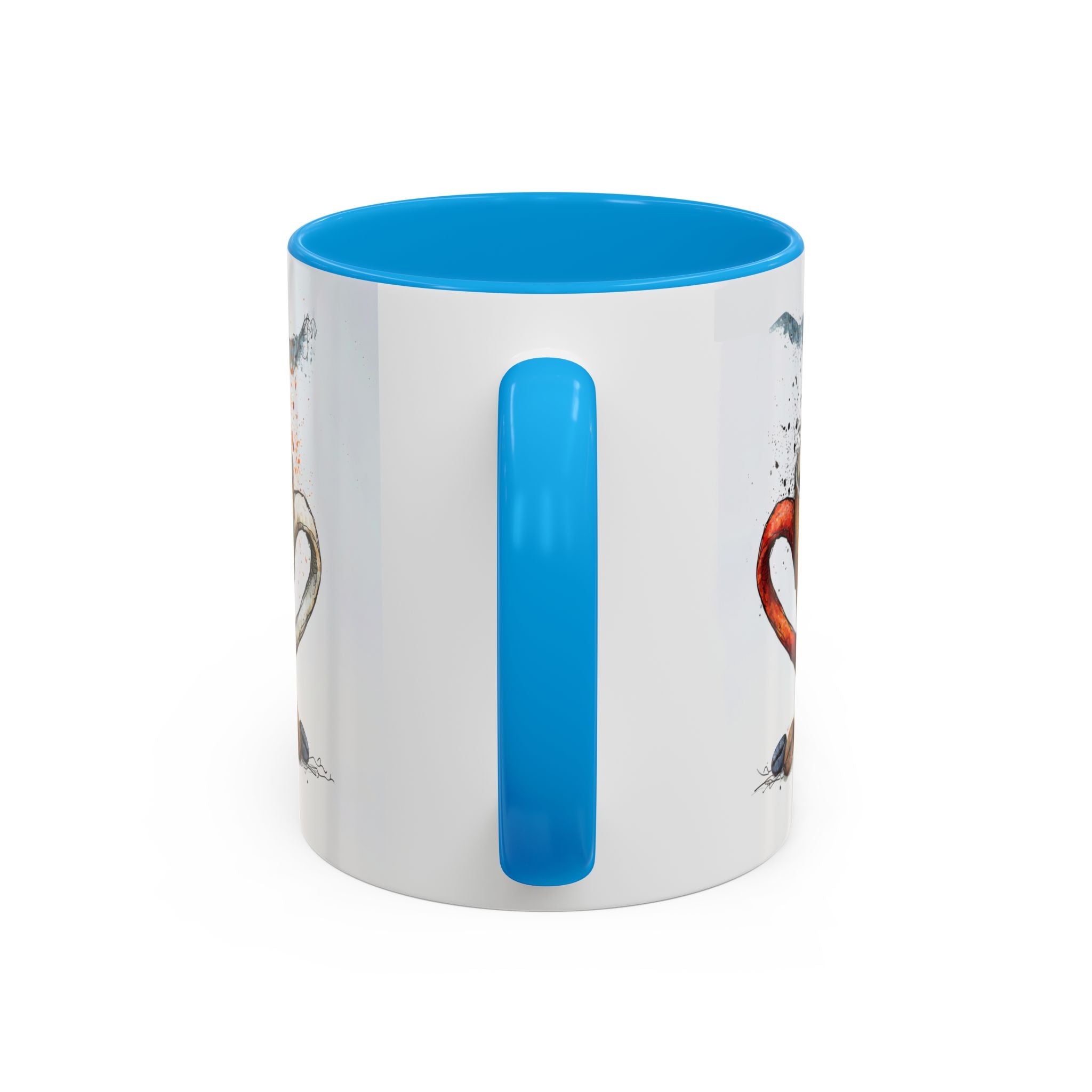 But First Coffee Ceramic Mug — Colorful Watercolor Coffee Cups (11oz & 15oz)