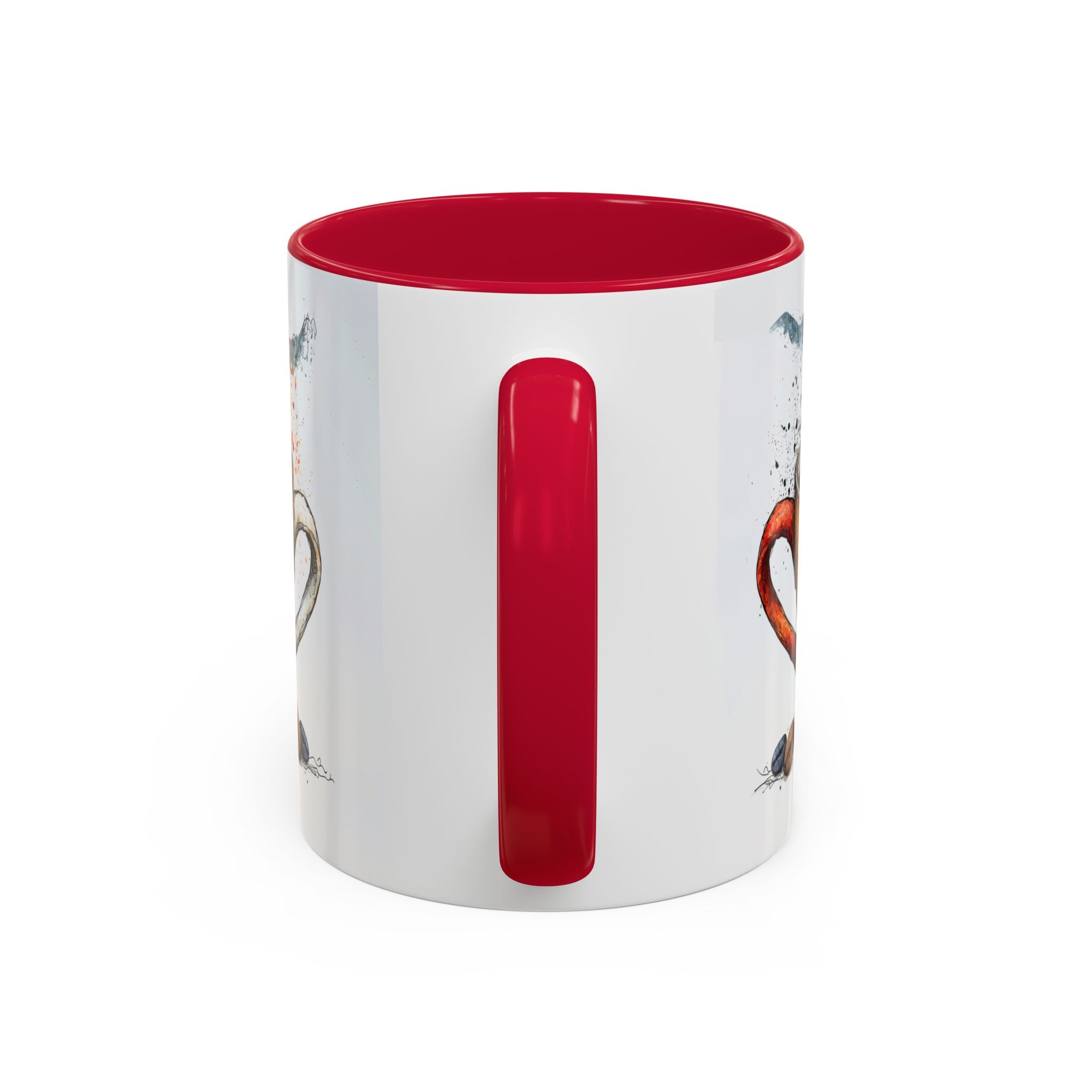 But First Coffee Ceramic Mug — Colorful Watercolor Coffee Cups (11oz & 15oz)